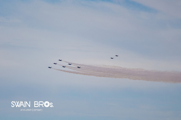 Blue Angel's spotted